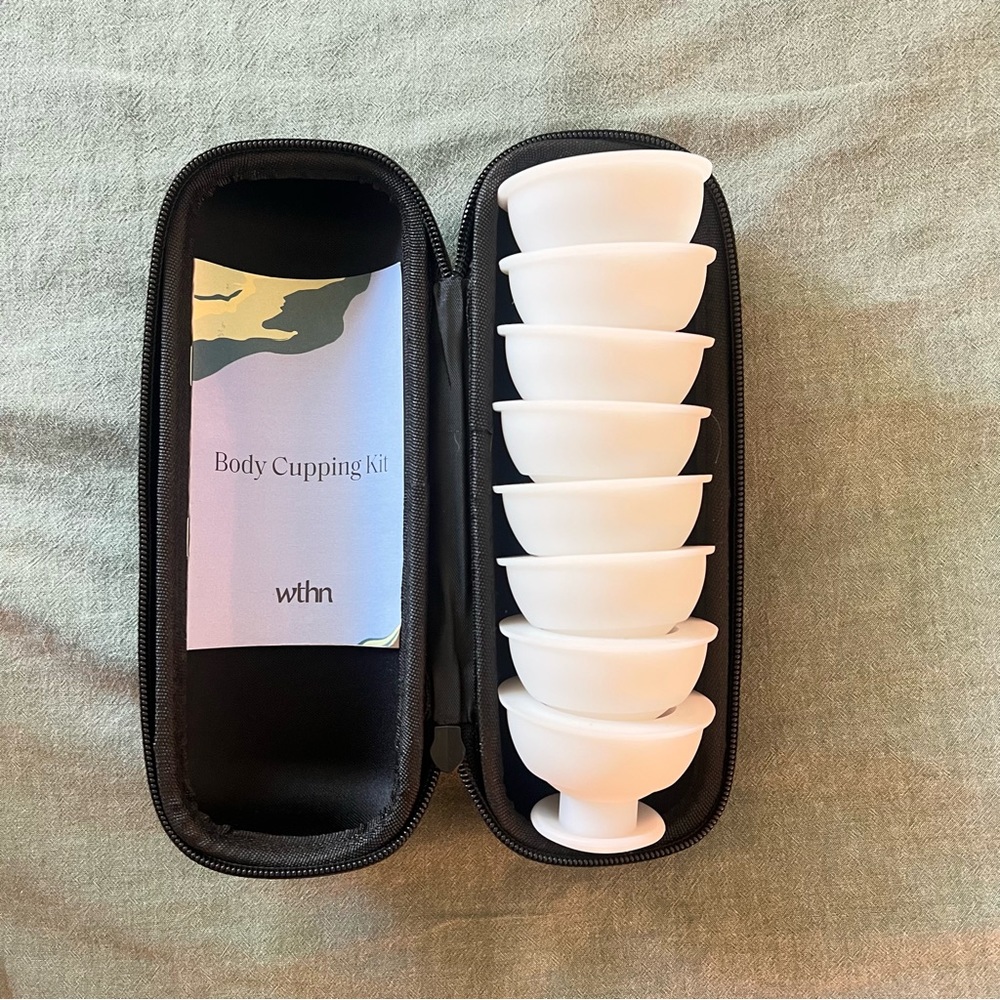 White Body Cupping Kit - Set of Silicone Cups